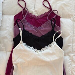 George Women's Camisoles in White, Black, Purple, and Violet XS